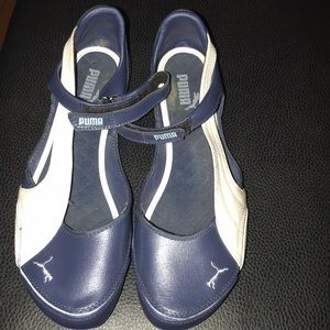 Puma tennis sneakers with cutouts